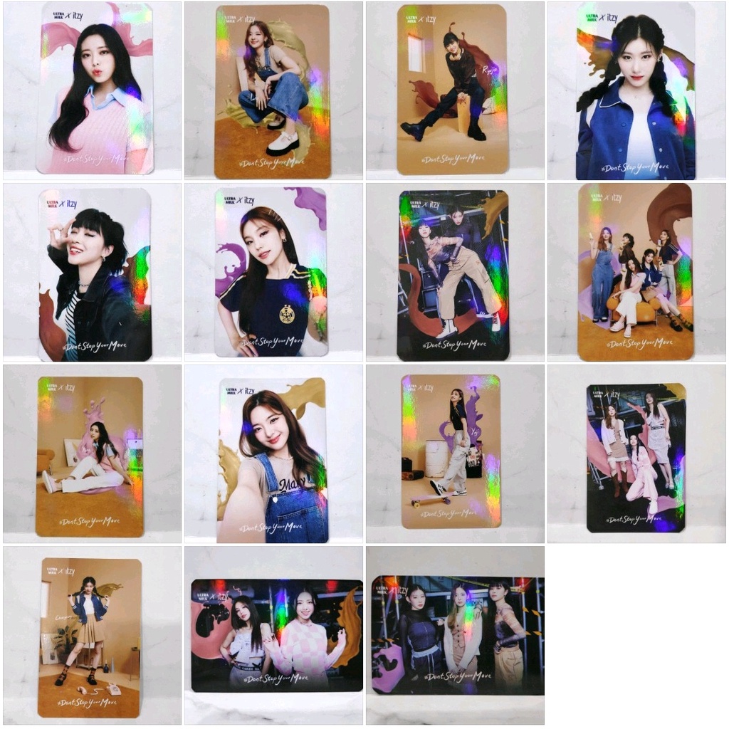 Photocard ITZY x Ultramilk