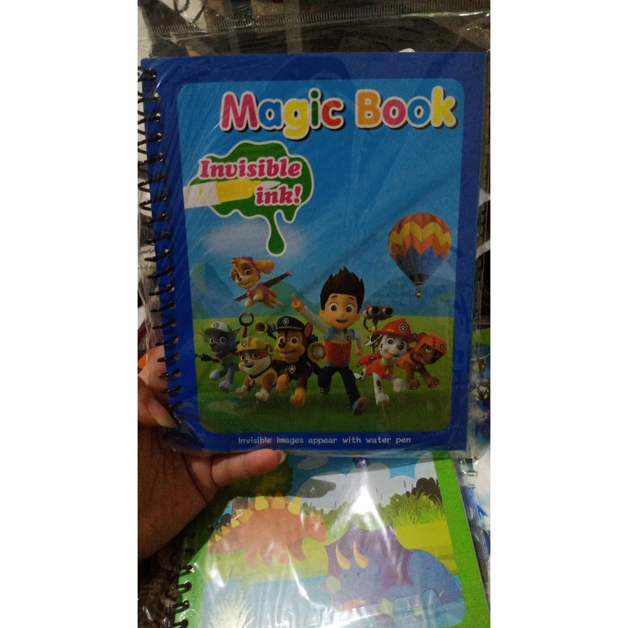 Ready Stok!!! Magic Water Painting Book