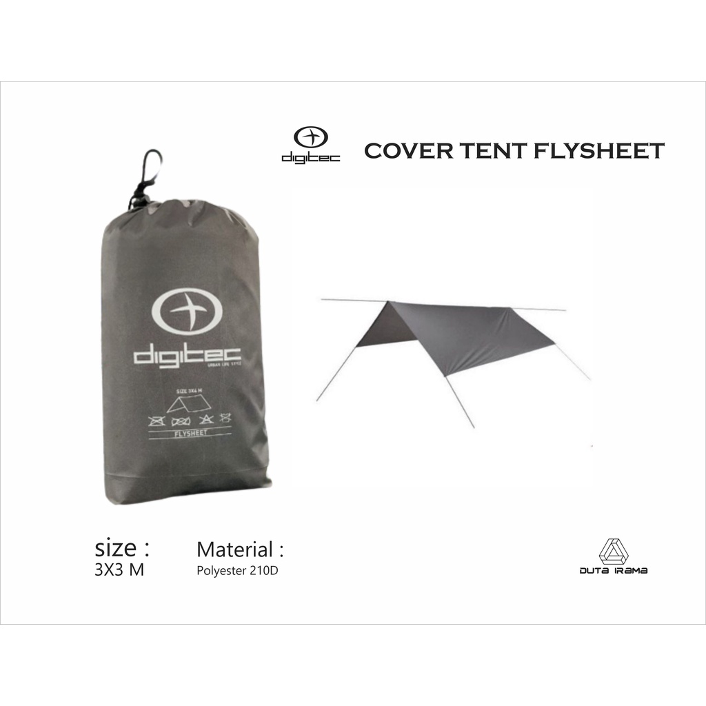 DUTAIRAMA - DIGITEC COVER TENT FLYSHEET 3X3 M Seri M034