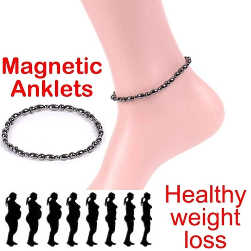 Gelang Kaki Magnetik Batu Hitam Menurunkan Berat Badan