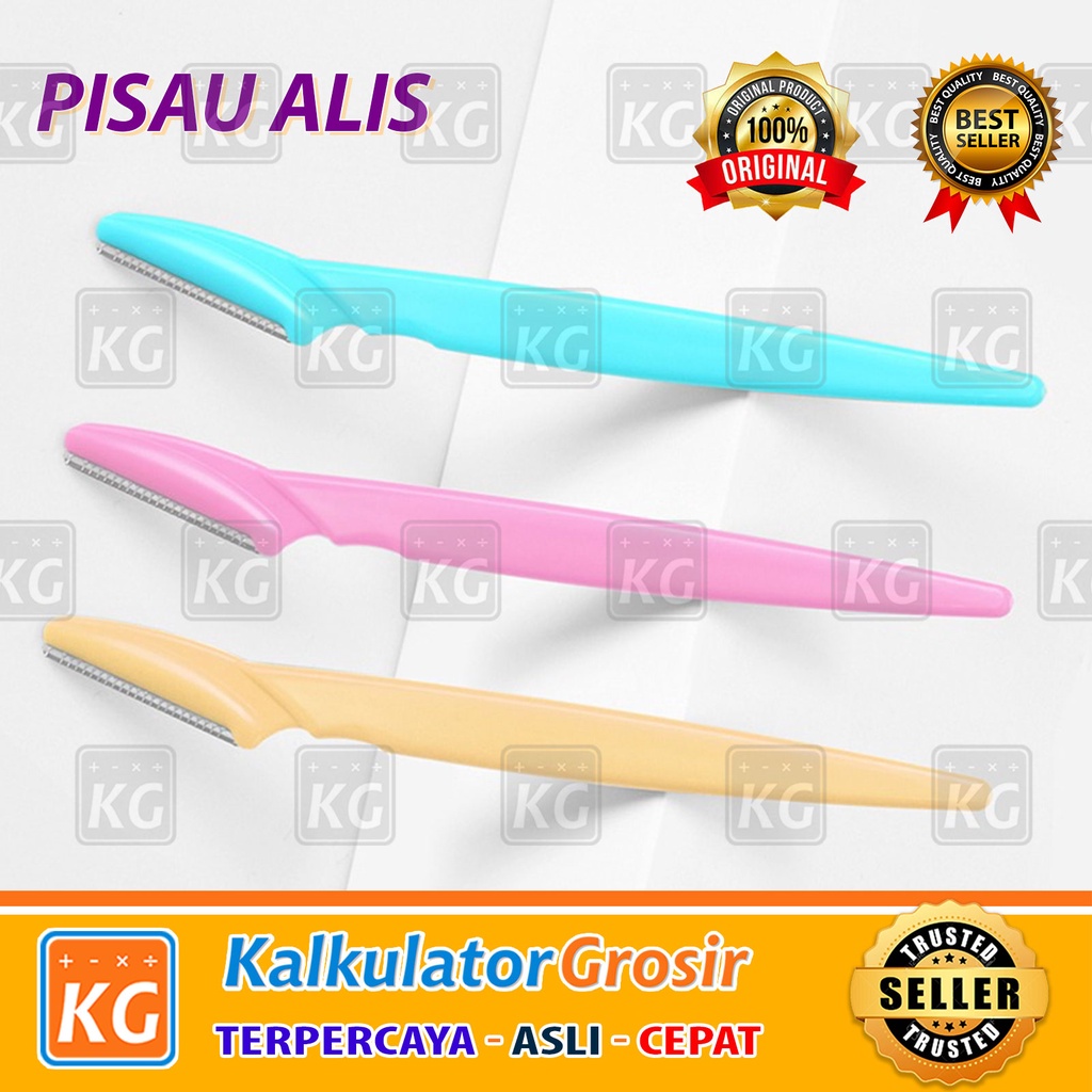 Pisau Cukur Alis / Cukuran Alis Cambang Serbaguna / Eyebrow Razor Blade Alat Kerik Manual Penghilang Rambut Halus Wajah Pencukur Bulu Halus Kulit