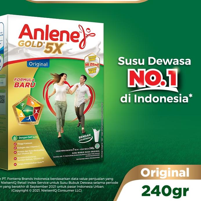 

COD | [KP8] | Anlene Gold 5X Susu Bubuk Original 240g - Nutrisi Tulang, Sendi, dan Otot