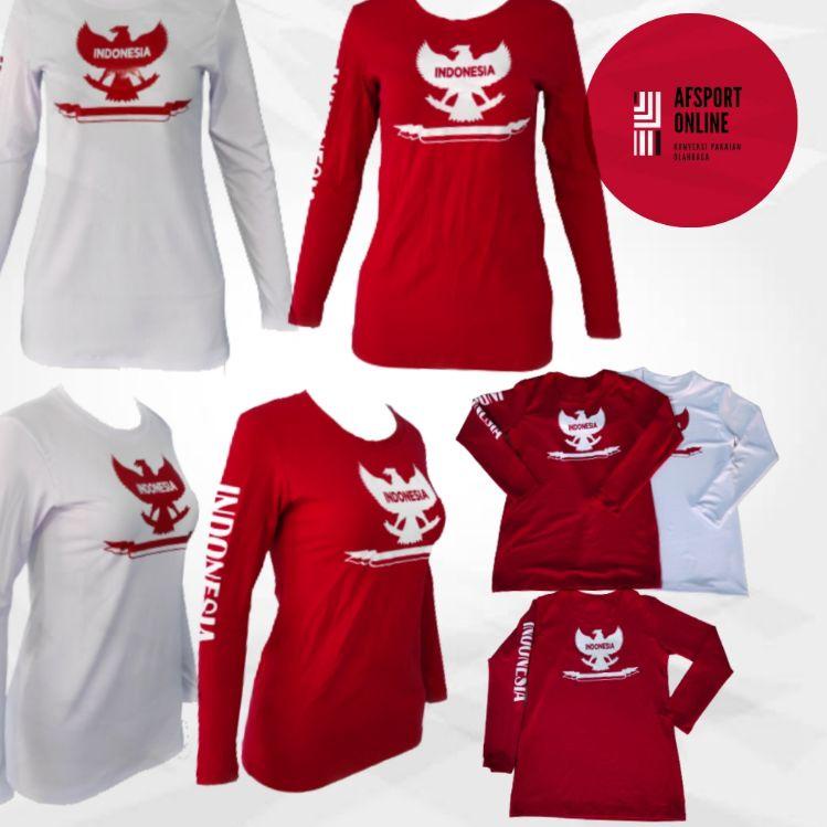 NC.30Ja23м • baju senam garuda merah putih tangan panjang