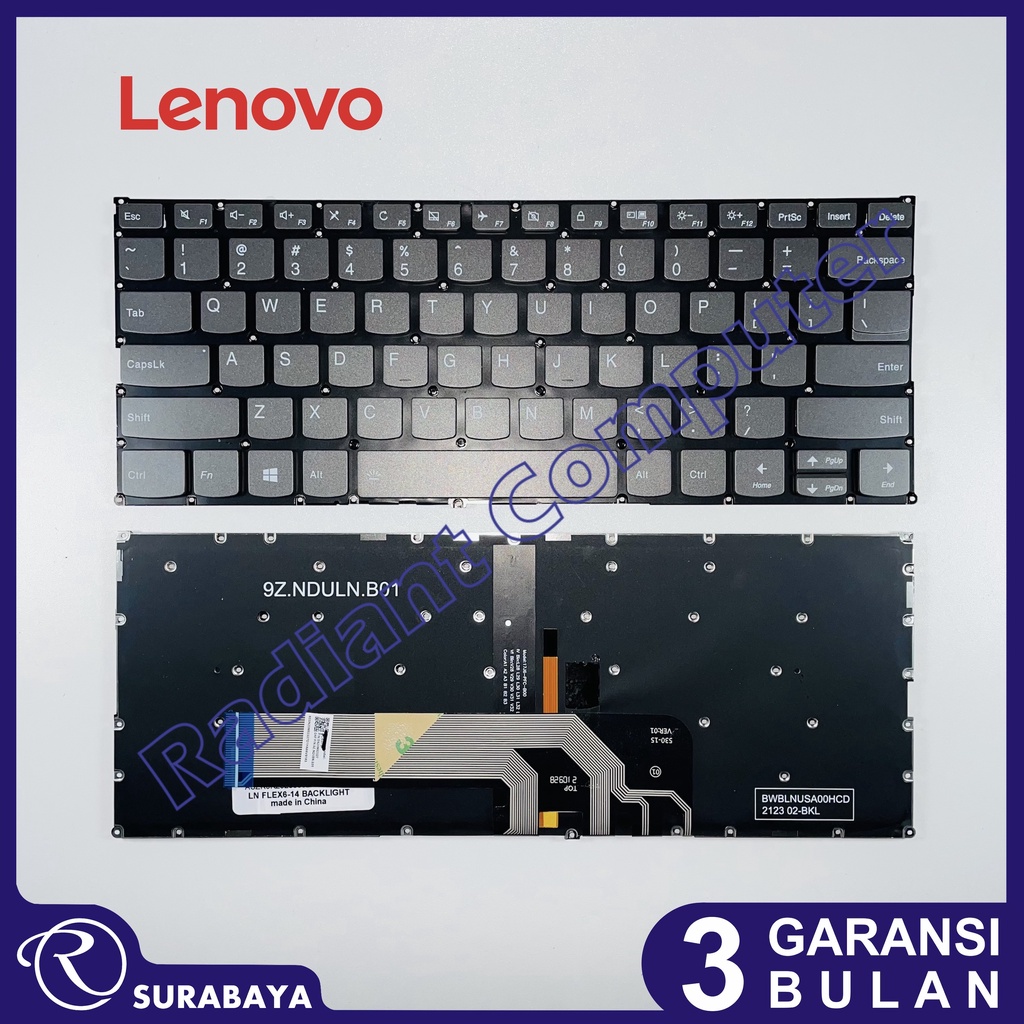 Keyboard Lenovo Flex 6-14, Flex 6-14ARR, Flex 6-14IKB