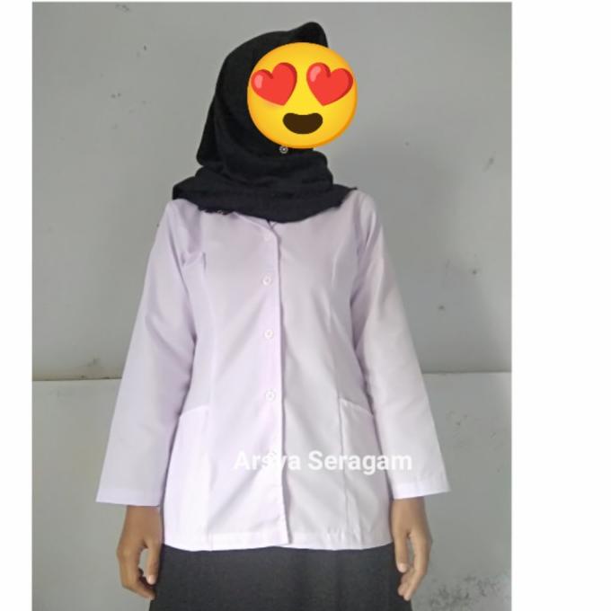 Baju Dinas Putih Wanita ASN/PNS, PPL, Guru, Perawat