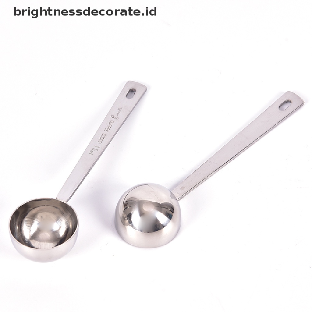 [Birth] Sendok Takar Kopi Sendok Makan Stainless Steel Scoop Coffee Tea Baking Sugar [ID]