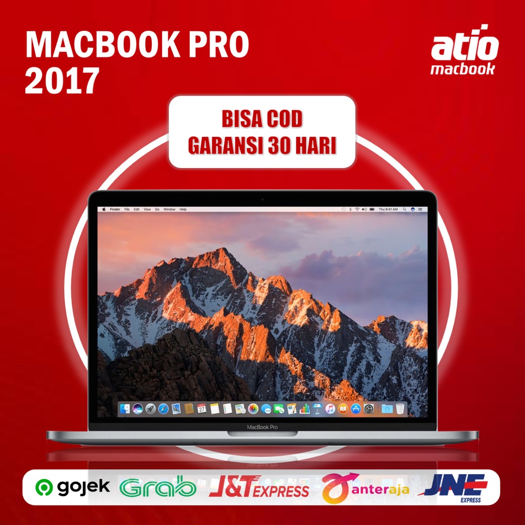 MACBOOK PRO 13" 2017, 8/128GB/256GB/512GB SECOND BERKUALITAS, ORIGINAL