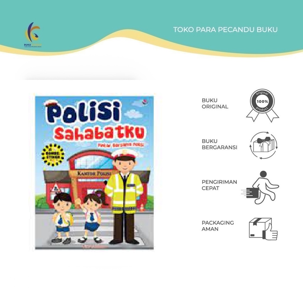 [PROMO] - Buku Polisi Sahabatku : Pintar Bersama Polisi - Buku Kaluku