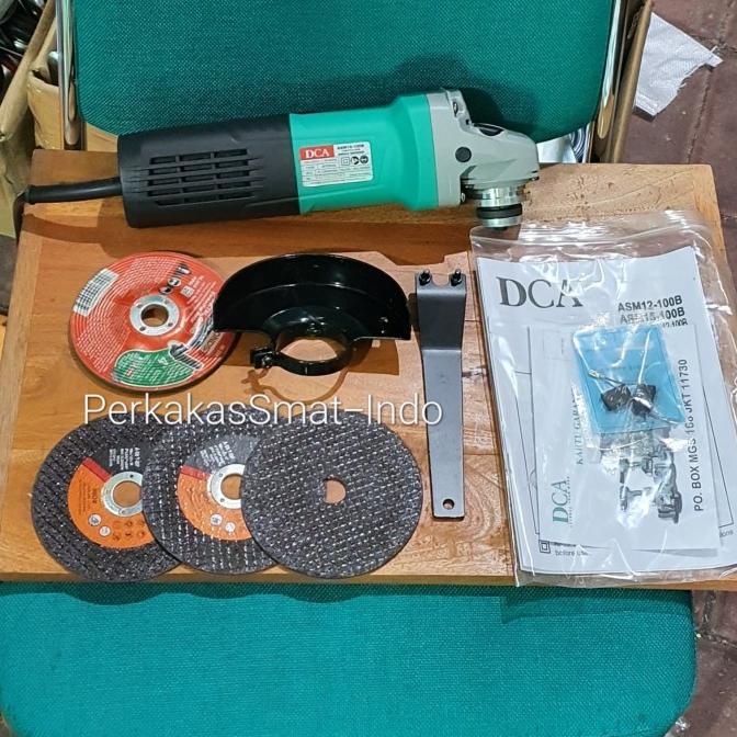 Dca Mesin Gerinda Tangan Asm15 100B/Angle Grinder/Gurinda Asm15-100B