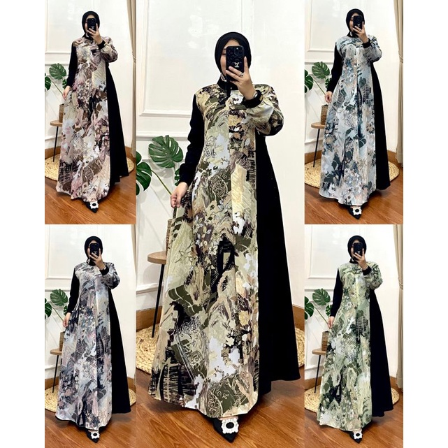 Adinda dress gamis premium murah