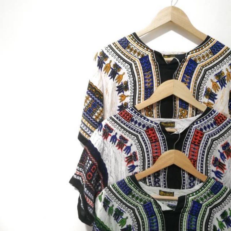Baju Kaos Dashiki Ukuran All Size Boho Style Gypsy