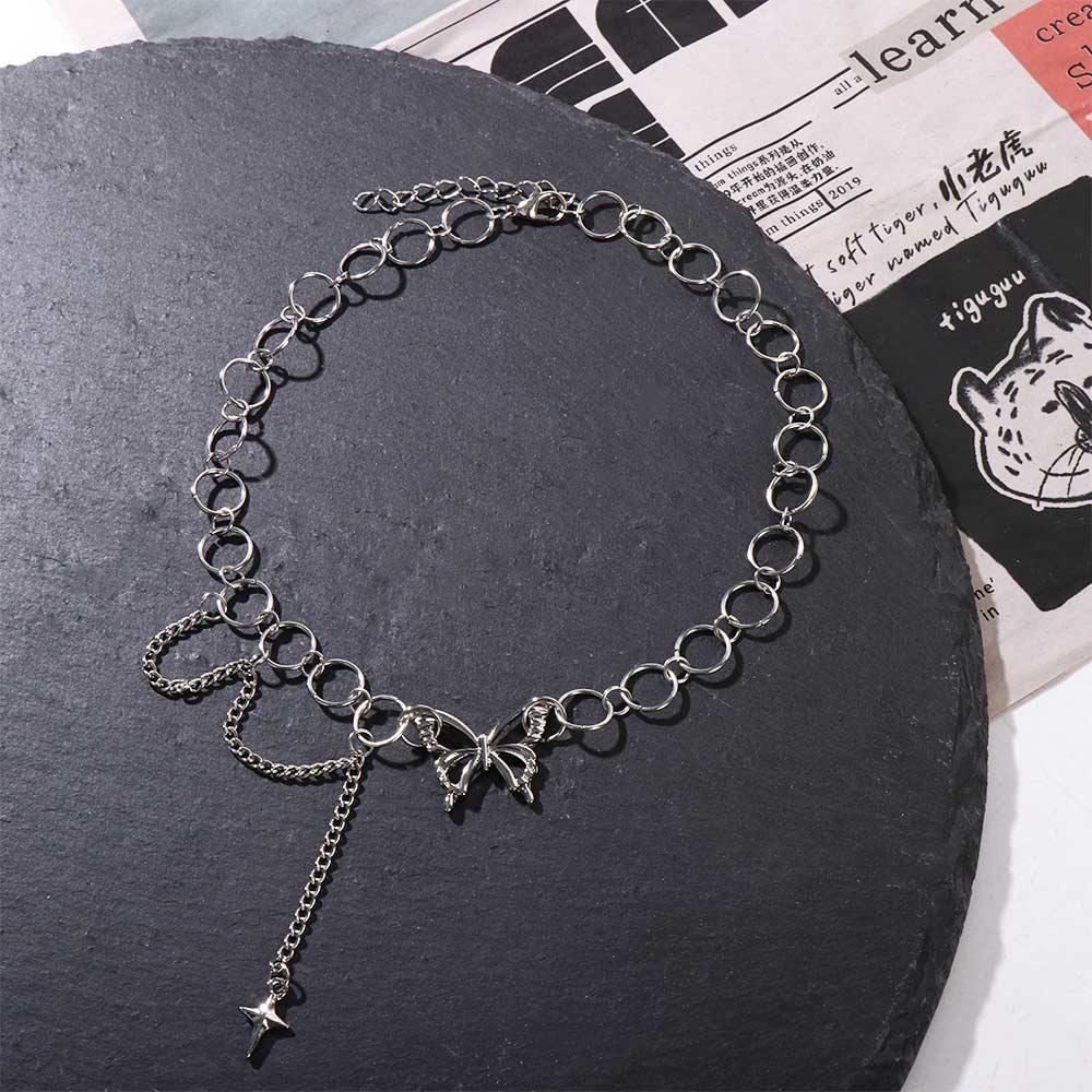 Mxbeauty Rantai Klavikula Gadis Vintage Perempuan Desain Perhiasan Rasa Hadiah Untuk Her Gaya Korea Liontin Kalung