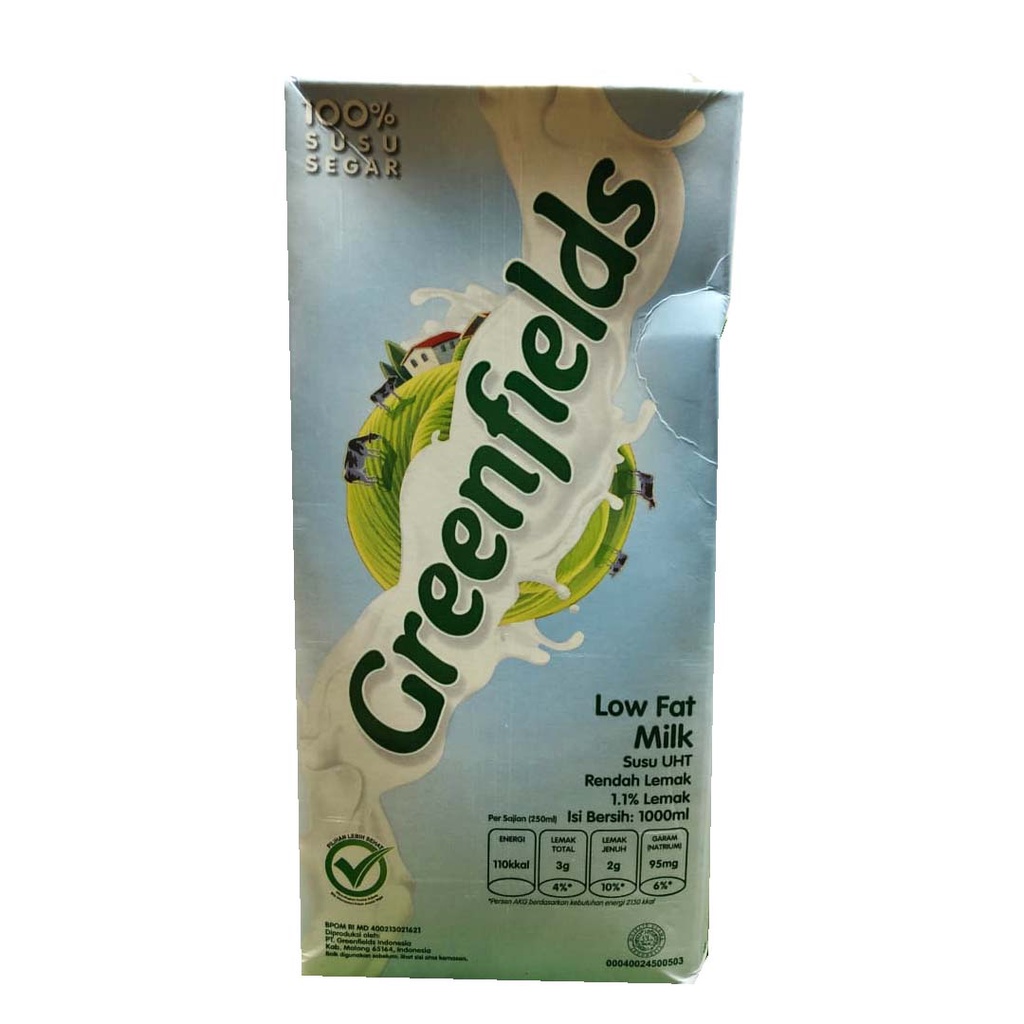 

GREENFIELDS LOW FAT MILK 1000ML