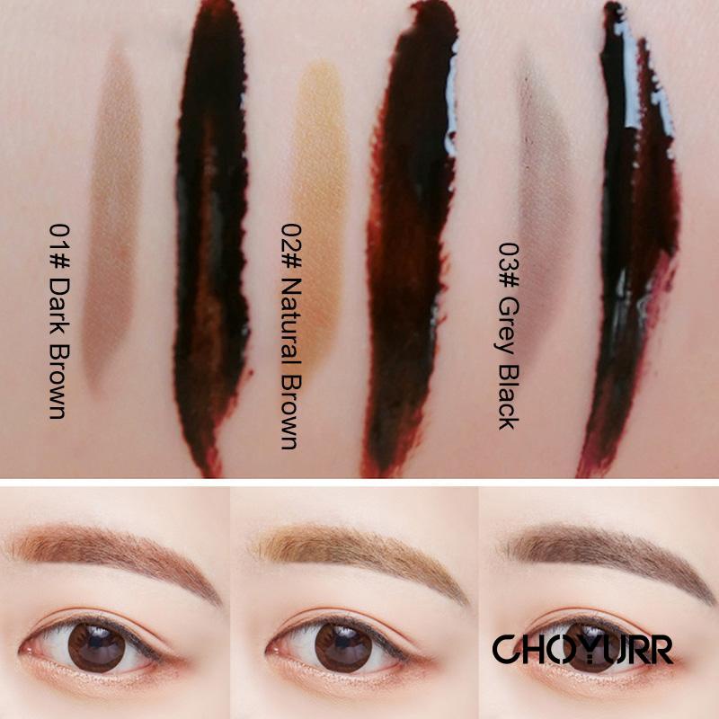 【COD】Eyebrow Tattoo Tint Alis Gel Wine Krim Alis Eye Brow  Tahan Air Tahan Lama Easy To Use Makeup Tools Murah Import-CH