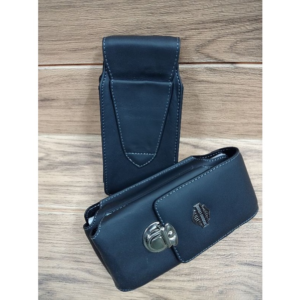 Sarung HP Kulit Harley Davidson 2 slot