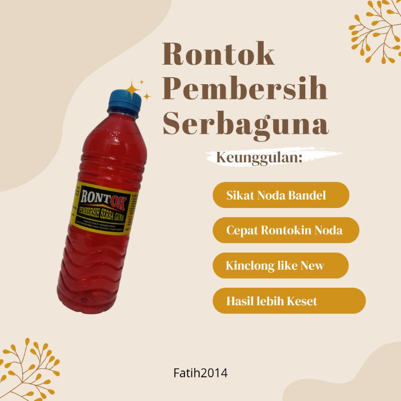 RONTOK PEMBERSIH SERBAGUNA