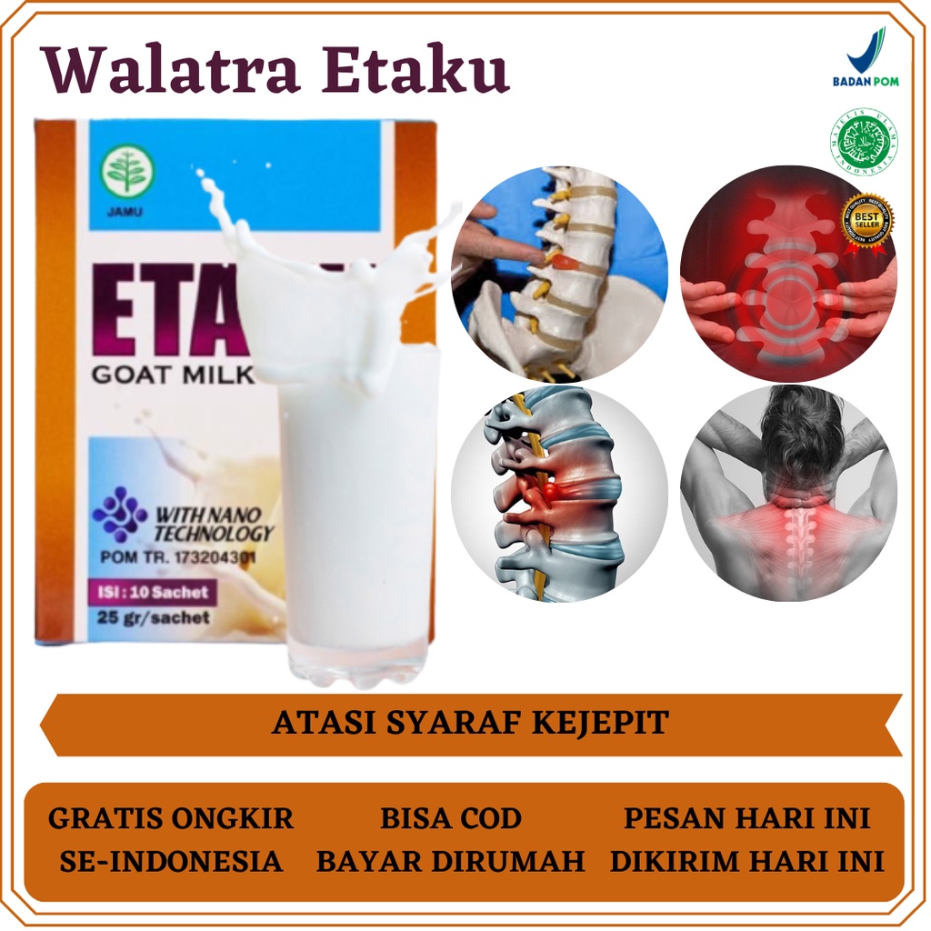 Walatra Etaku, Obat Saraf Kejepit, Obat Urat Saraf Kejepit, Obat Saraf Kejepit Kaki, Obat Saraf Keje