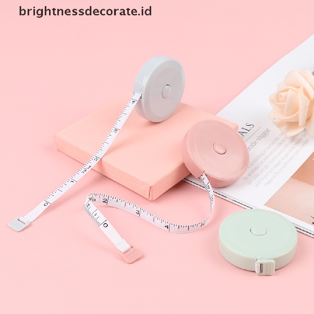 [Birth] 1pc 2m Tape Measures Portable Retractable Ruler Penggaris Tinggi Badan Anak Roll Tape [ID]