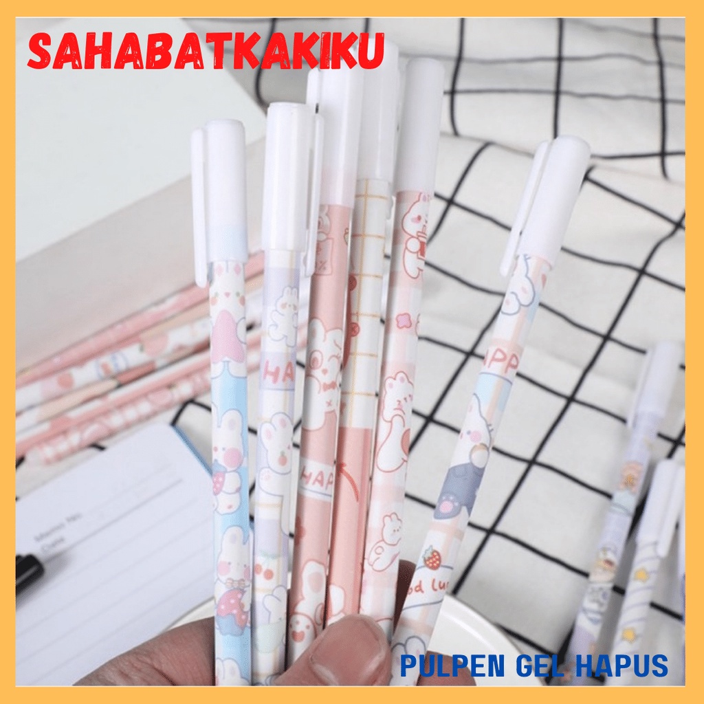 

Pulpen Gel Tinta Bisa Di hapus / Bolpoin Gel Erasable / Pen Gel Tinta Bisa Di Hapus