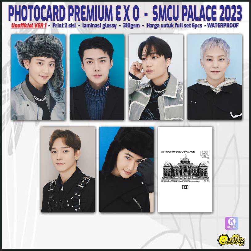 Unofficial Photocard Kpop Premium EXO SMCU PALACE 2023