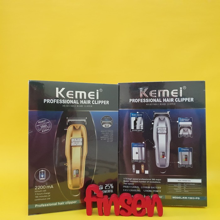kemei km 1983 PG/alat cukur rambut kemei km 1983PG/clipper kemei 1983