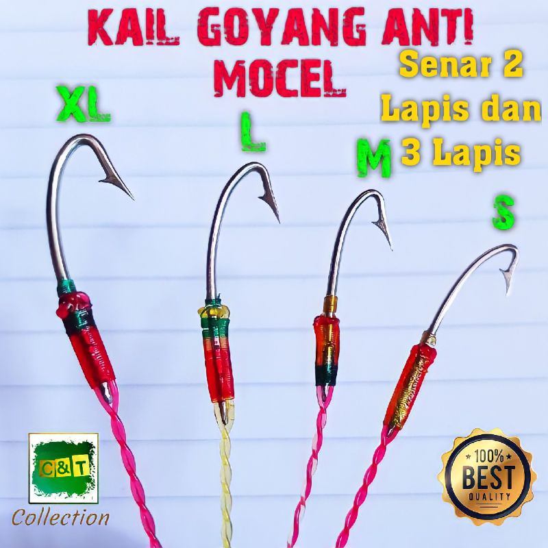 Kail Pancing Urek Belut Pancing Belut Kail Belut India Bahan Baja