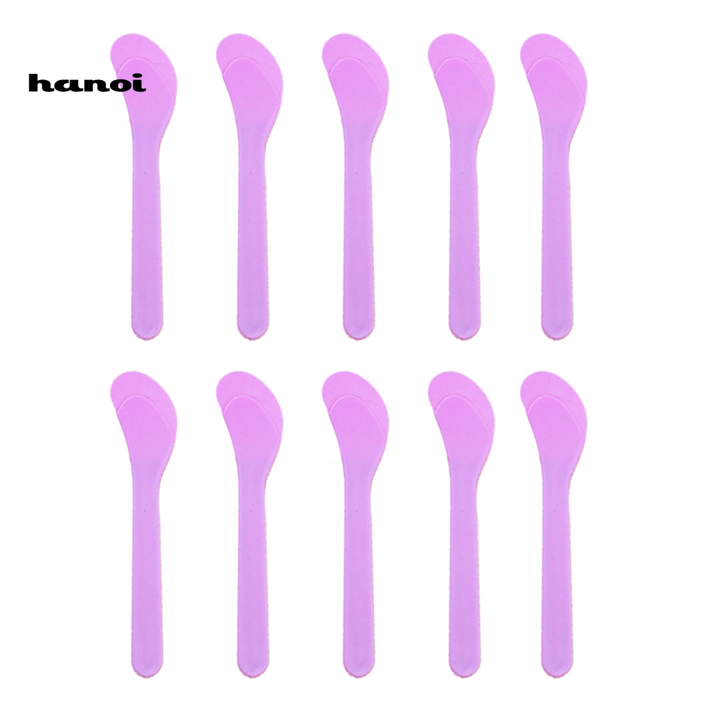 Han _ 10Pcs Sendok Masker Warna-Warni Untuk Salon Kecantikan Facial Masque Spoon Spatula Kreatif