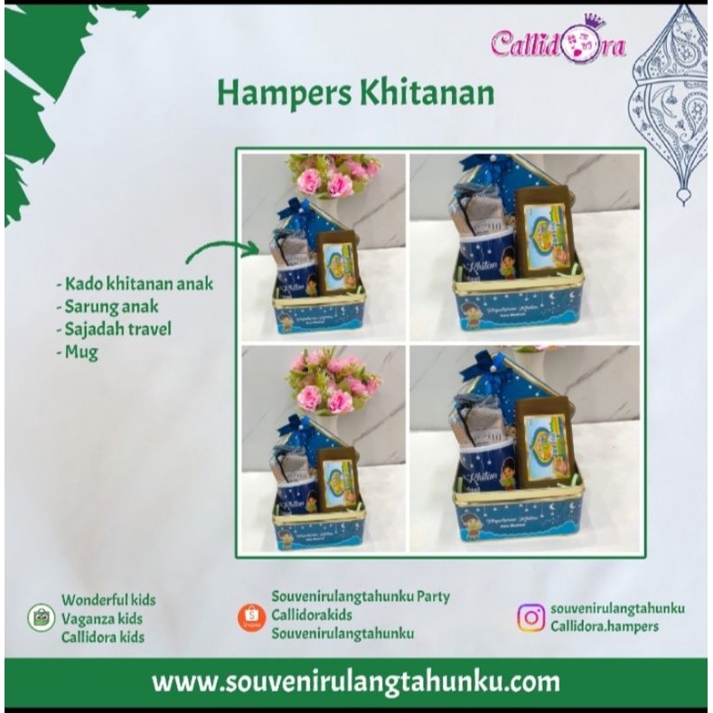 

Hampers khitanan/Aqiqah/souvenir custom