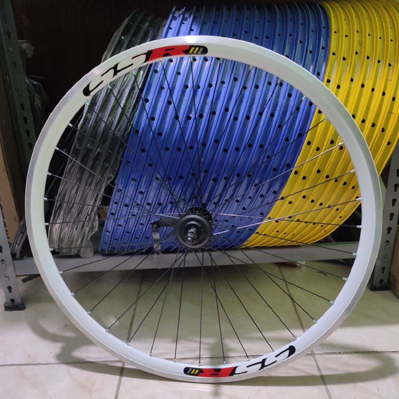 Wheelset Fixie Belakang - vekg fixie belakang - wheelset 700c - velg 700c fixie - velg terpedo - vel
