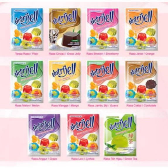 

NUTRIJELL JELLY POWDER 15 GRAM Semua Rasa Nutrijel Bubuk Jely MURAH