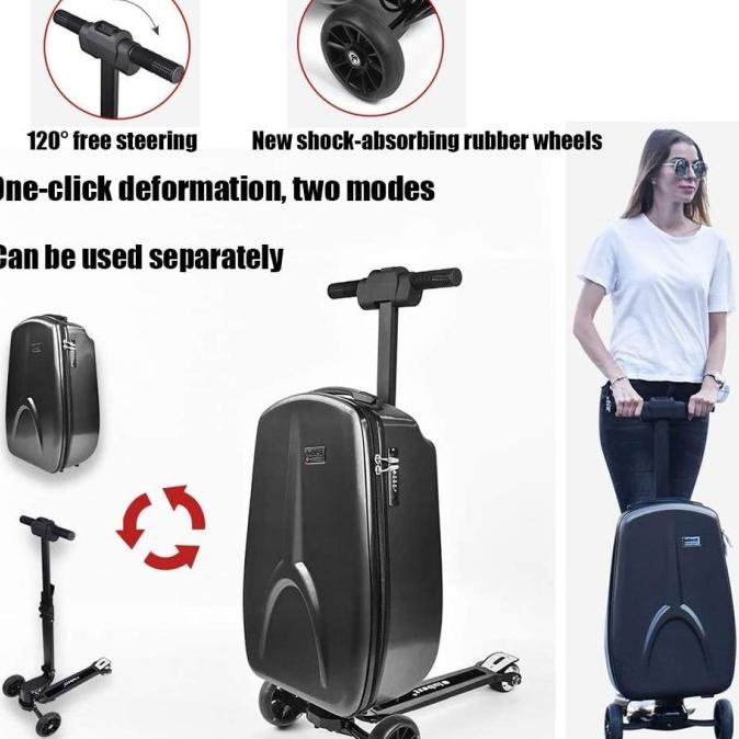 Jual iubest 2 in 1 Electric Luggage Scooter/ Koper scooter listrik