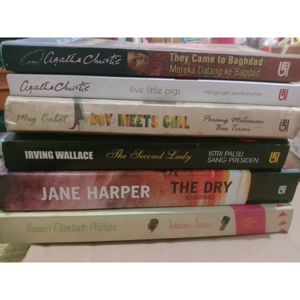 Novel terjemahan bekas original, kondisi masih bagus