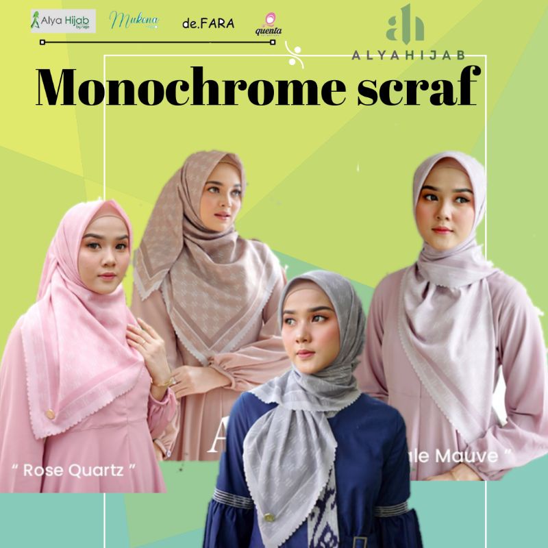 Alya Hijab by Naja - Alya Monochrom Scarf