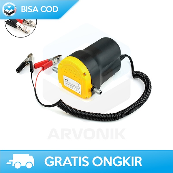 VACUUM SEDOT OLI POMPA TRANSFER OLI PORTABEL 60W 12V EXTRACTOR PUMP