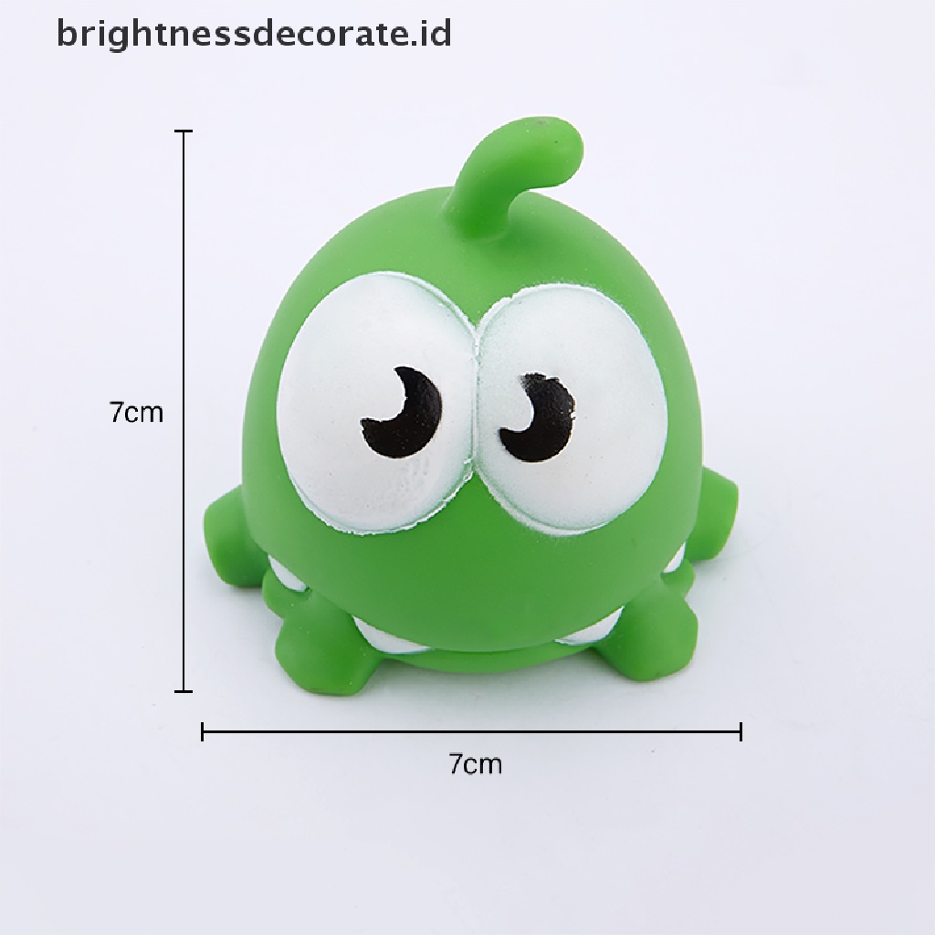 [Birth] Tali Kodok Vinyl Karet Games Boneka OM NOM Candy Gulping Monster Mainan Figure [ID]