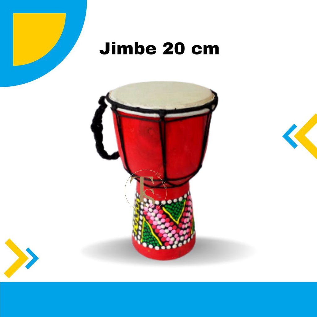 TERMURAH! DJIMBE ANAK ukuran 20 cm  JIMBE MURAH SEMI DARBUKA ALAT MUSIK MURAH GENDANG ANAK darbuka