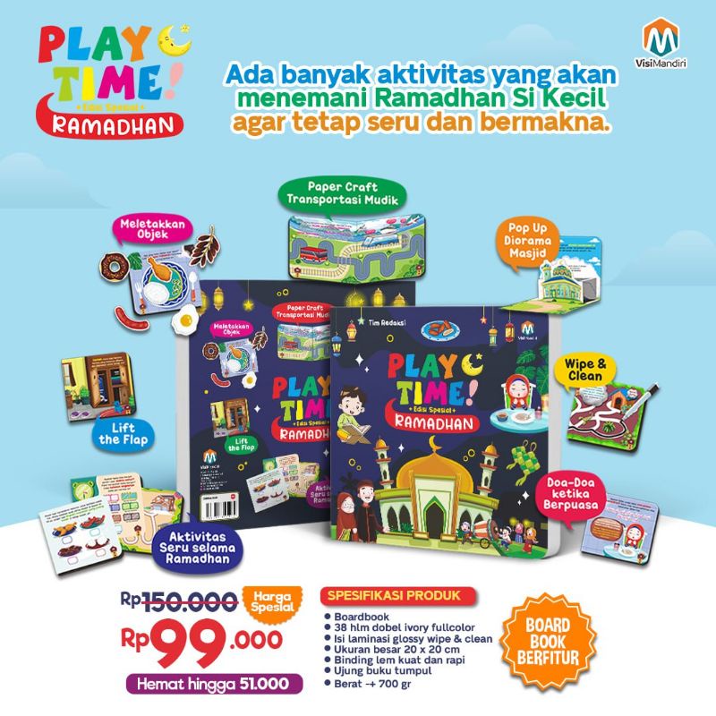 Boardbook Play Time Ramadhan Ziyad Books