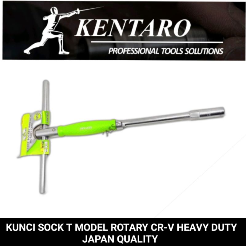 KUNCI SOCK T MODEL ROTARY GARANSI 6BULAN PECAH/ RETAK/  PATAH UANG KEMBALI 100% KENTARO JAPAN QUALITY