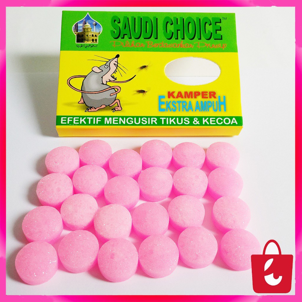 Kamper Pengusir Tikus dan kecoa ampuh/Kamper Saudi Choice pengusir tikus kecoa 40gr