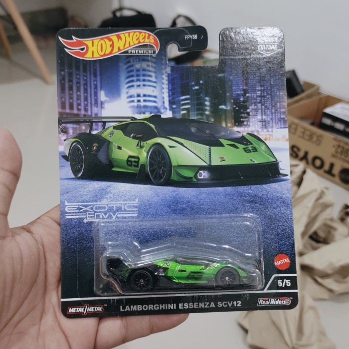 Hot Wheels Lamborghini Essenza Scv12 Exotic Envy #Bergaransi