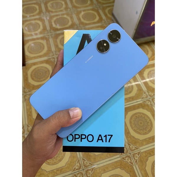 OPPO A17 RAM 4/64GB SECOND BEKAS SEKEN FULLSET ORIGINAL