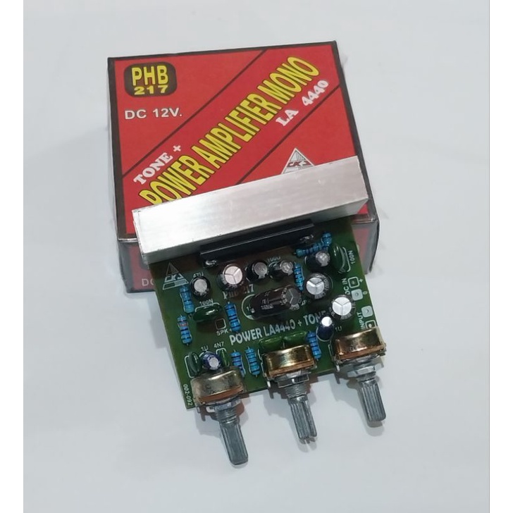 KIT POWER AMPLIFIER MONO + TONE IC LA 4440