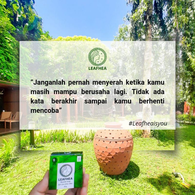 sabun muka/sabun jerawat/sabunflekwajah LEAFHEA