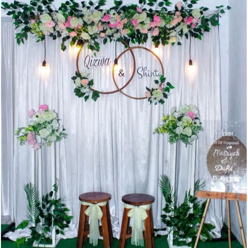 sewa backdrop lamaran