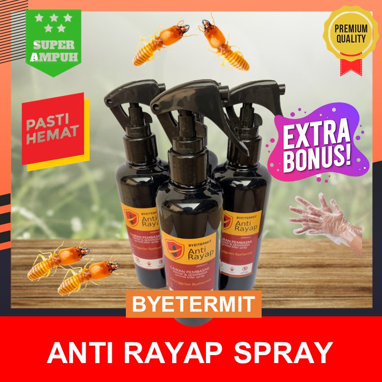BYETERMIT RACUN RAYAP OBAT SERANGGA AMPUH OBAT PENGAWET KAYU PEMBASMI HAMA RAYAP
