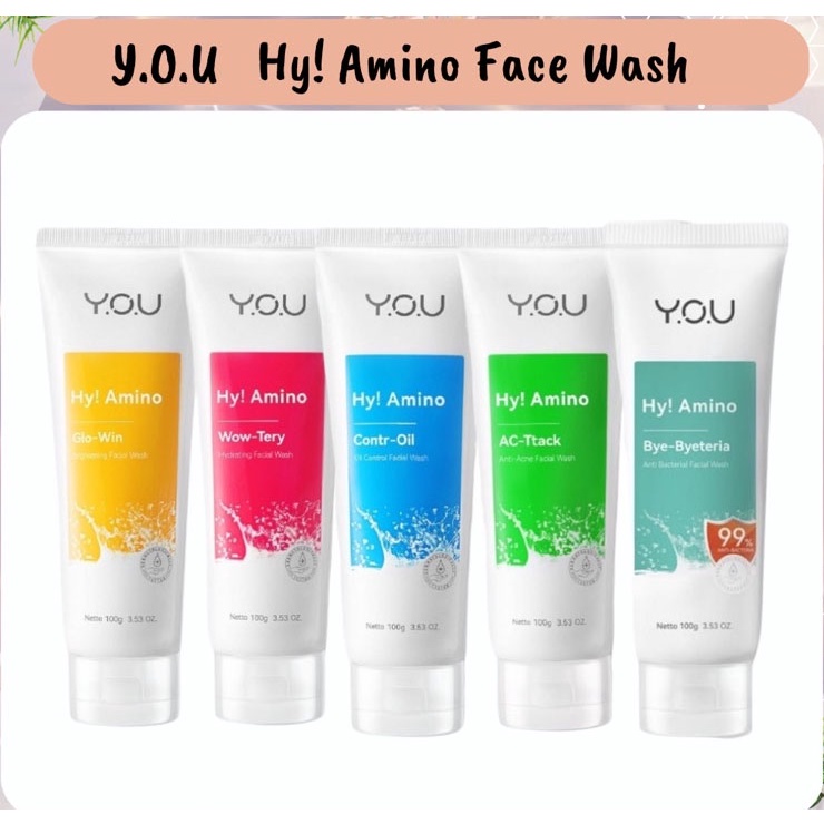 YOU HY! AMINO FACIAL WASH 100 GR