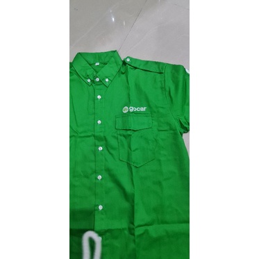 Kemeja Driver Gocar (Gojek) size XL