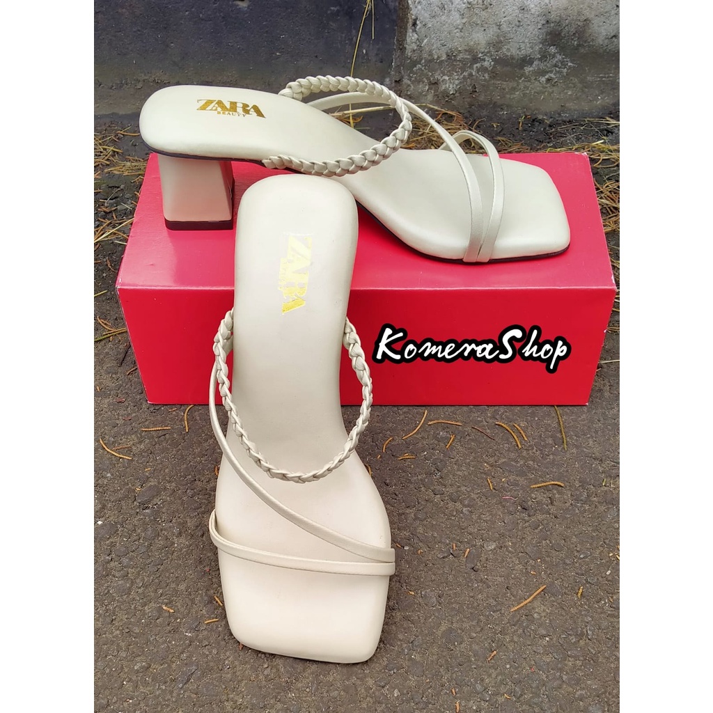 HEELS ZARRA PREMIUM KEPANG SILANG HAK CHUNKY