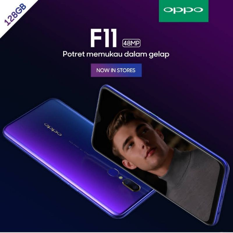 Hp Oppo F11 6/128GB Garansi 1 Tahun smartphone android 4G LTE