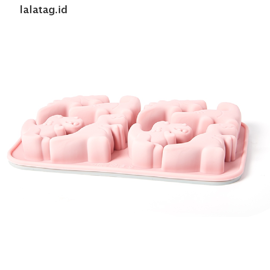 [lalatag] Cetakan Fondant Silikon Dinosaurus 3D Kue Coklat Sabun Craft Baking Molds [ID]